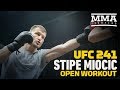 UFC 241: Stipe Miocic Open Workout Highlights - MMA Fighting