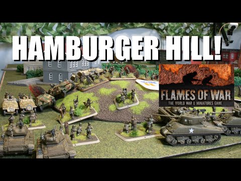 Flames of War Battle Report - Ardennes Panzer Grenadiers vs US Glider Infantry