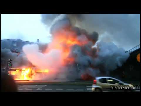 Un incendie dans un bus à Cergy-Préfecture le 20/12/16