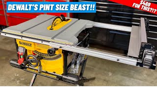 Best Quality Compact Table Saw On The Market?!? || DeWALT DWE7485 8-1/4 || Full Review