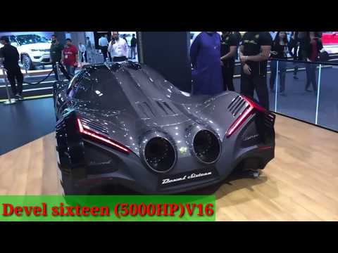 SUPERCARS:devel sixteen(5000HP) V16 the beast.