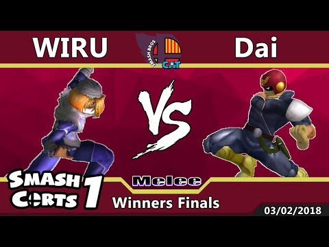 SmashCorts #1 - SSBM - Wiru (Sheik/Marth) vs Dai (C. Falcon) - Winners Finals