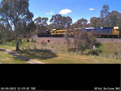 SSR T364 P18 G536 +Grain Wagons+BDVY51 Van+Spoil Wagons Down - 10th Oct '23