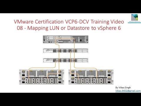 VMware Certification VCP6 (DCV) Training - 08 Mapping LUN or Datastore to vSphere 6