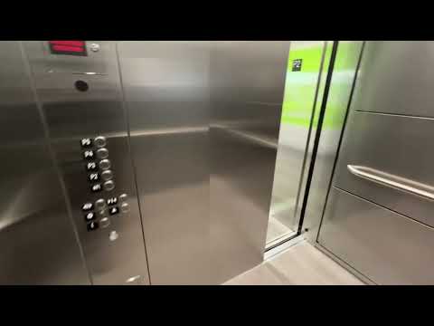 New KONE [Traction] North Elevator at the Lakeridge Health Parking Garage in Downtown Ajax