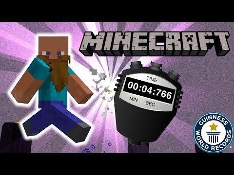 I Beat Minecraft in less Than  5 Seconds! (world record)