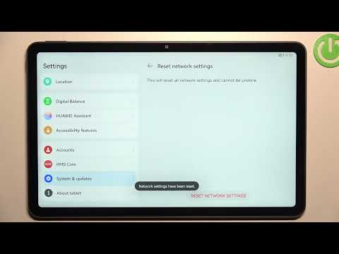 How to Restore Network Preferences in Huawei MatePad 10 4 2022 - Access Network Settings