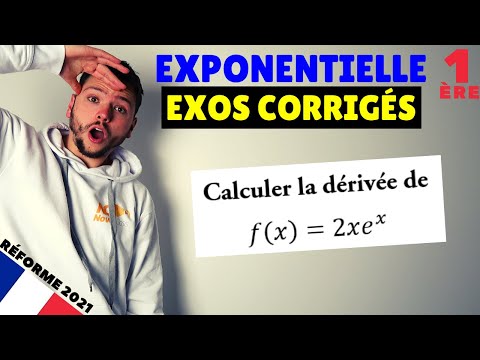 [exercice E3C] Faire un tableau de variation avec l'exponentielle - Spé maths - Première