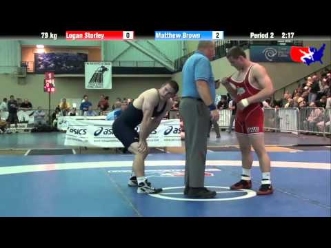 Logan Storley vs. Matthew Brown at 2013 ASICS University Nationals - FS