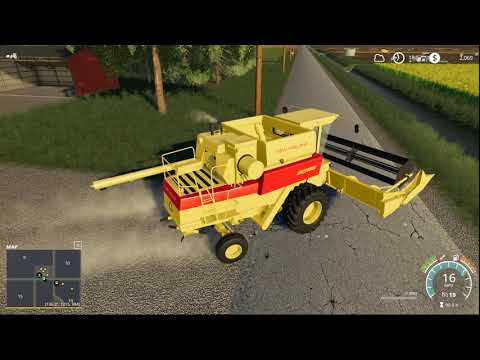 Harvest with a new COMBINE | Ford Farm on the Michigan Map | Ep 12 |  Vintage farming