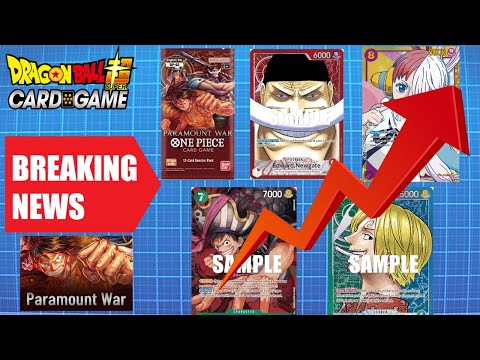INSANE PARAMOUNT WAR PRICES! *ONE PIECE CARD GAME* MKTWATCH