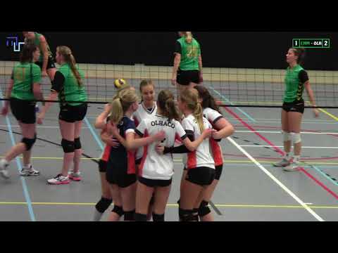 Volleybal Dames 1e kl. C: Emmen'95 D3 - Olhaco D2 [24-11-2017]