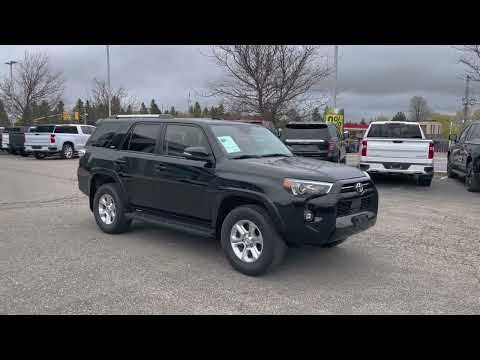 2021 Toyota 4Runner 4WD in Black for sale at Royal Chevrolet in Orangeville, ON