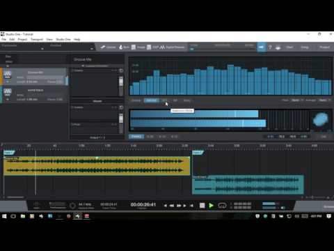 Learn Studio One 3 | Project Page Overview
