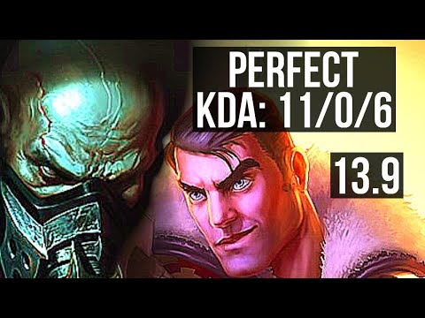 URGOT vs JAYCE (TOP) | 11/0/6, 1500+ games, Legendary, 800K mastery | KR Master | 13.9