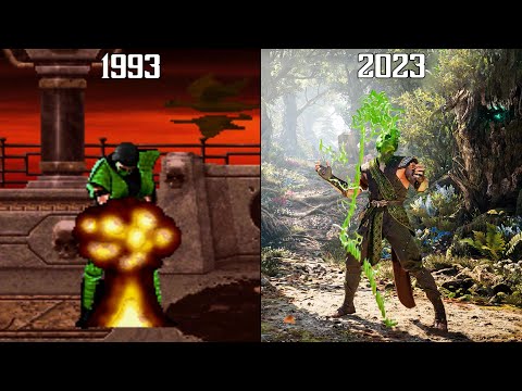 Reptile "Invisibility" Evolution  - Mortal Kombat 2-12 (1993-2023) 4K