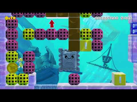 Super Mario Maker 2 - Aquatic Labyrinth, by pbn