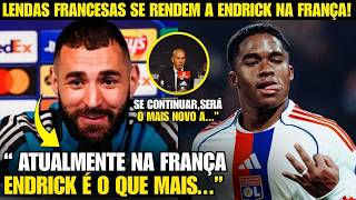 🚨NOSSA! OLHA O QUE BENZEMAR E ZIDANE FALARAM DO SUCESSO DE ENDRICK NA FRANÇA!
