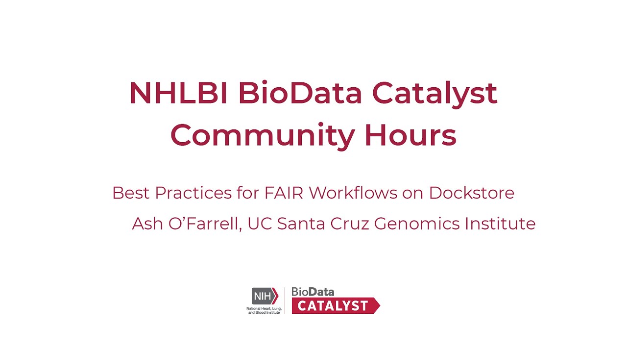 Best Practices for FAIR Workflows