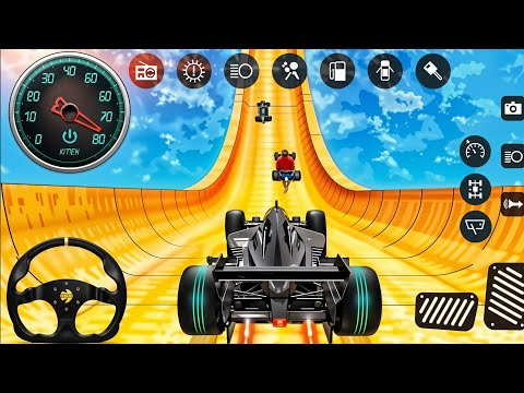 Formula Car Racing Stunts Simulator 2024 - Impossible Car Mega Ramp 3D - Android GamePlay #20