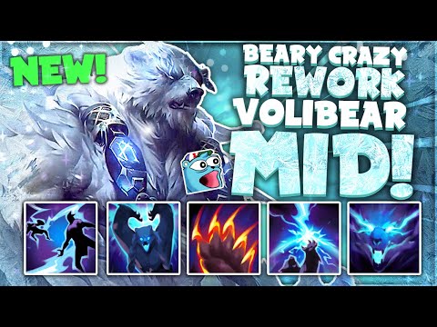 NEW DUMMY THICC Volibear MID Rework Gameplay! 🧸 | Voyboy
