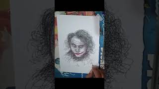 Why so SERIOUS ? :)   SCRIBBLING ART ..
