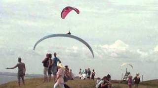 preview picture of video 'Paragliding at Ales Stenar, Sweden'