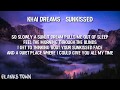 Khai dreams - sunkissed (Lyrics)