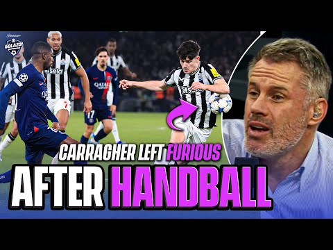 Jamie Carragher FURIOUS with handball rule after Newcastle draw! | UCL Today | CBS Sports Golazo