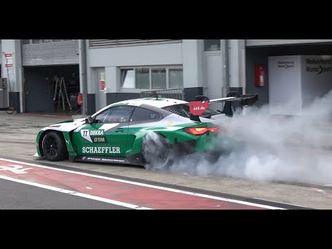 DTM & DTM Trophy Test - Nürburgring - Burnouts, Pure Sound and Testing to the Limit, Gedlich Racing