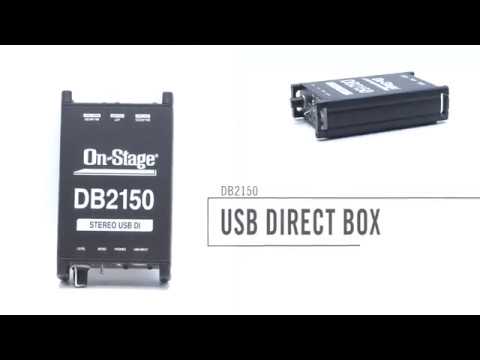 On-Stage Stands DB2150 Passive USB DI Box image 7