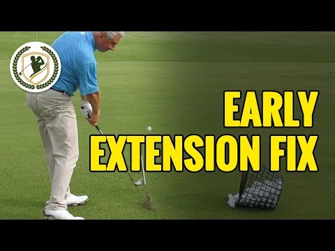 YouTube video about: How to stop early extension in golf swing?
