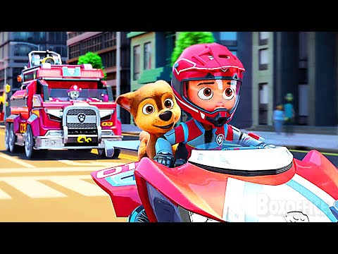 Chase & Ryder's Fire Mission in the City! | Paw Patrol: The Movie Best Scenes 💛🌀 4K