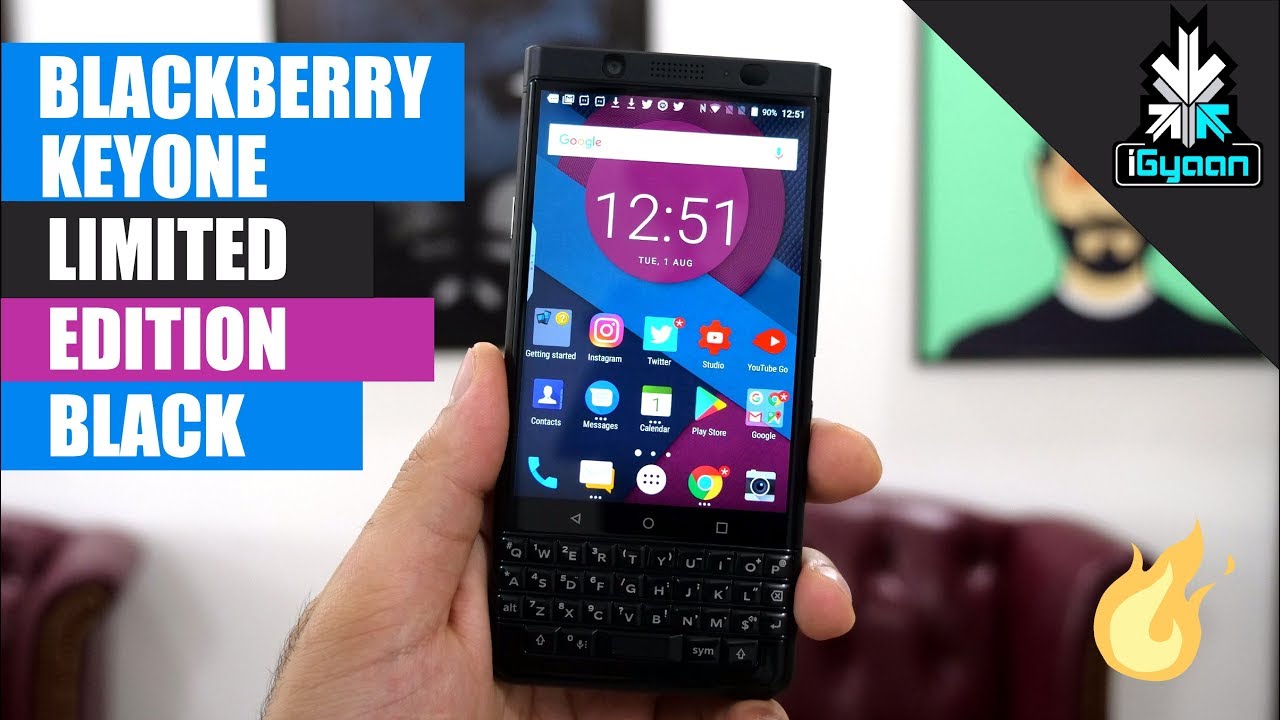 Blackberry KEYone Limited Edition Black Unboxing and Hands on