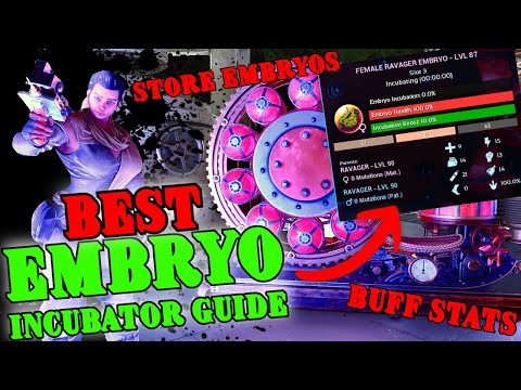 EMBRYO INCUBATOR ARK Guide! How To BUFF STATS, Store Embryos, and Control Genes in ASA!!!