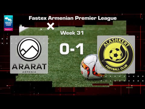 Ararat-Armenia - Alashkert 0:1, Fastex Armenian Premier League 2022/23, Week 31