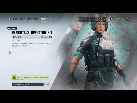 Immortals Operator Kit - Rainbow Six Siege