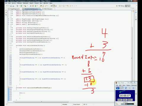 Java Interface Adding When Same Sign1 Pt 15