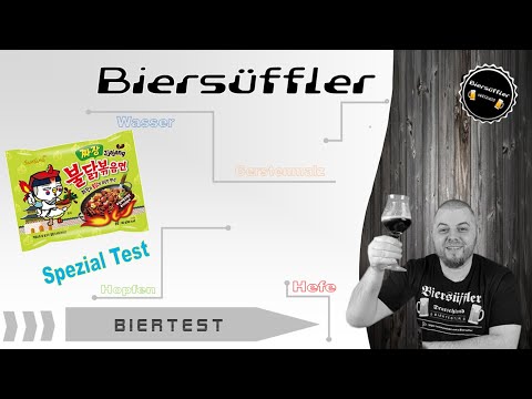 Biersüffler Testet Hot Samyang Ramen Jjajang (scharfe Nudeln)