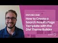 How to Create a Search Results Page Template in Divi How to Create a Search Results Page Template in Divi