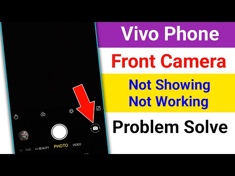 Vivo Phone Front Selfie Camera Not Showing Problem Solve। Vivo Mobile Front Camera Not Working Fix