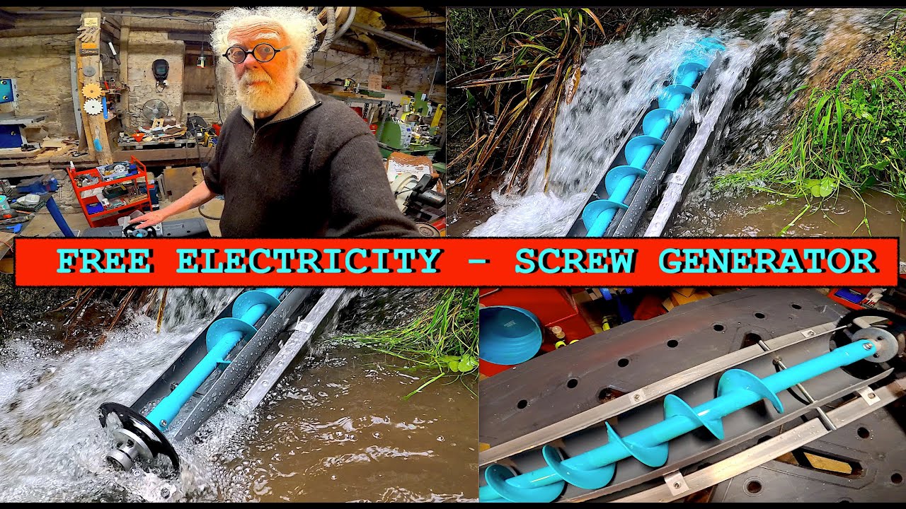 Free Electricity - Micro Hydro - Prof Simon
