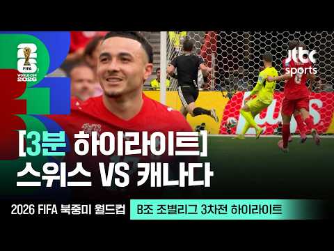 [WINTV] 6월25일 스위스 캐나다 월드컵 하이라이트