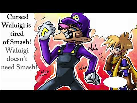Waluigi Gives Up on Smash (Stoic_Miiverse Smash Bros Comic Dub)