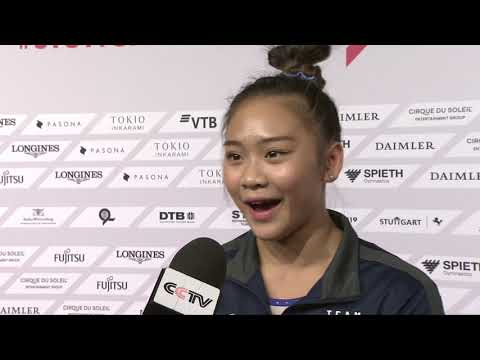 interview with Sunisa Lee at 2019 World Champions