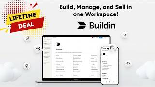 Buildin Overview: One AI Workspace to Create, Manage & Sell Your Content (Lifetime Deal)