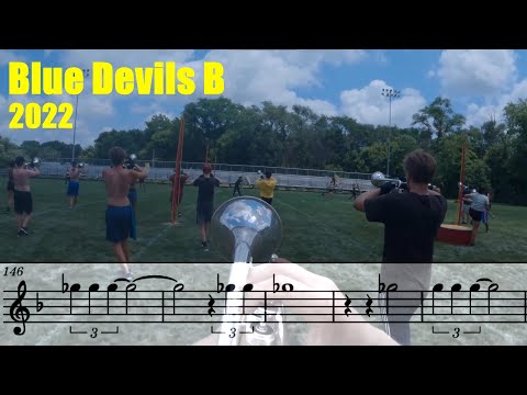 Blue Devils B 2022 Lead Trumpet Cam -DJ Cam (Transcription)