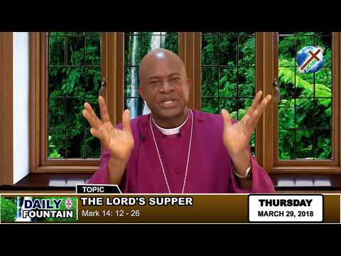 DAILY FOUNTAIN OF MARCH 29, 2018 - RT. REV'D NATHAN KANU