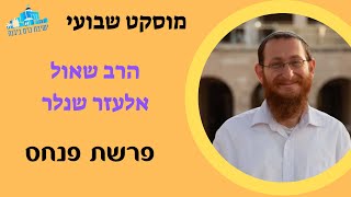 מוסקט | פרשת פנחס | הרב שאול אלעזר שנלר (ישיבת כרם ביבנה) - התמונה מוצגת ישירות מתוך אתר האינטרנט יוטיוב. זכויות היוצרים בתמונה שייכות ליוצרה. קישור קרדיט למקור התוכן נמצא בתוך דף הסרטון