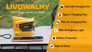 LIVOWALNY Cordless Power Tools for Dewalt 20v Battery